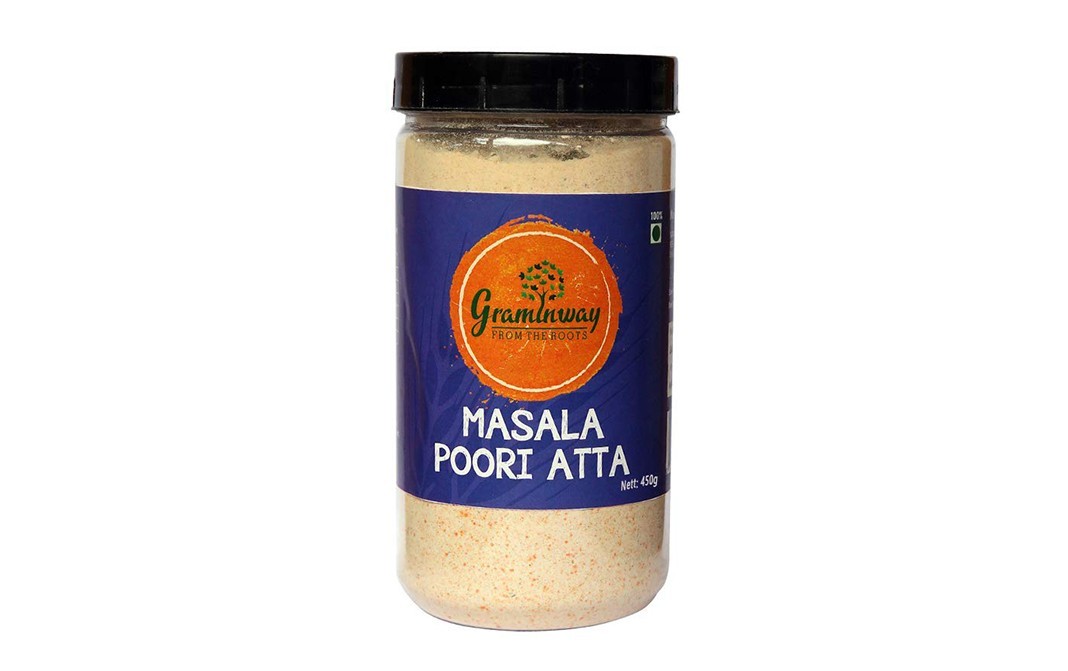 Graminway Masala Poori Atta    Plastic Jar  450 grams